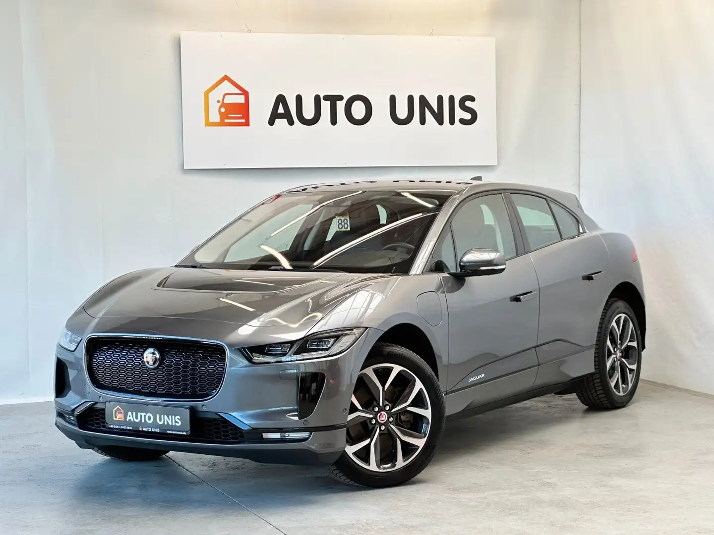 Jaguar I-Pace AWD*Leder*Panoramadach*Scheckheft*1.Hand Grijs - 1