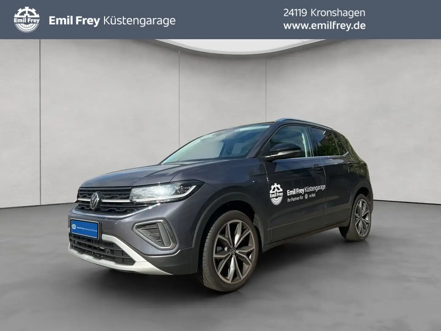 Volkswagen T-Cross 1.0 TSI DSG Style AHK RFK frei ab 10/25 Grau - 1