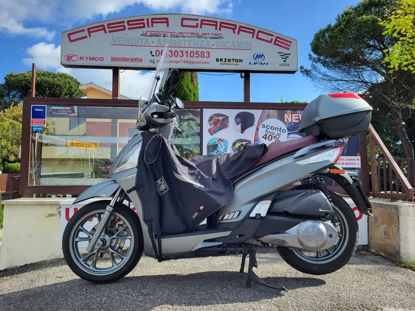 Kymco People GT300i Szary - 2