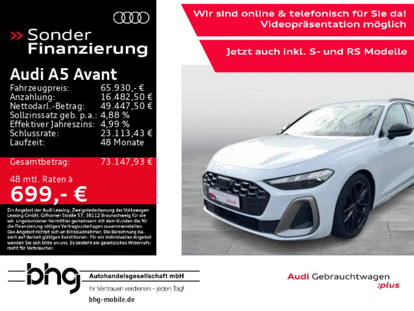 Audi A5 TDI quattro S tronic S line AHK MMi exp Weiß - 1