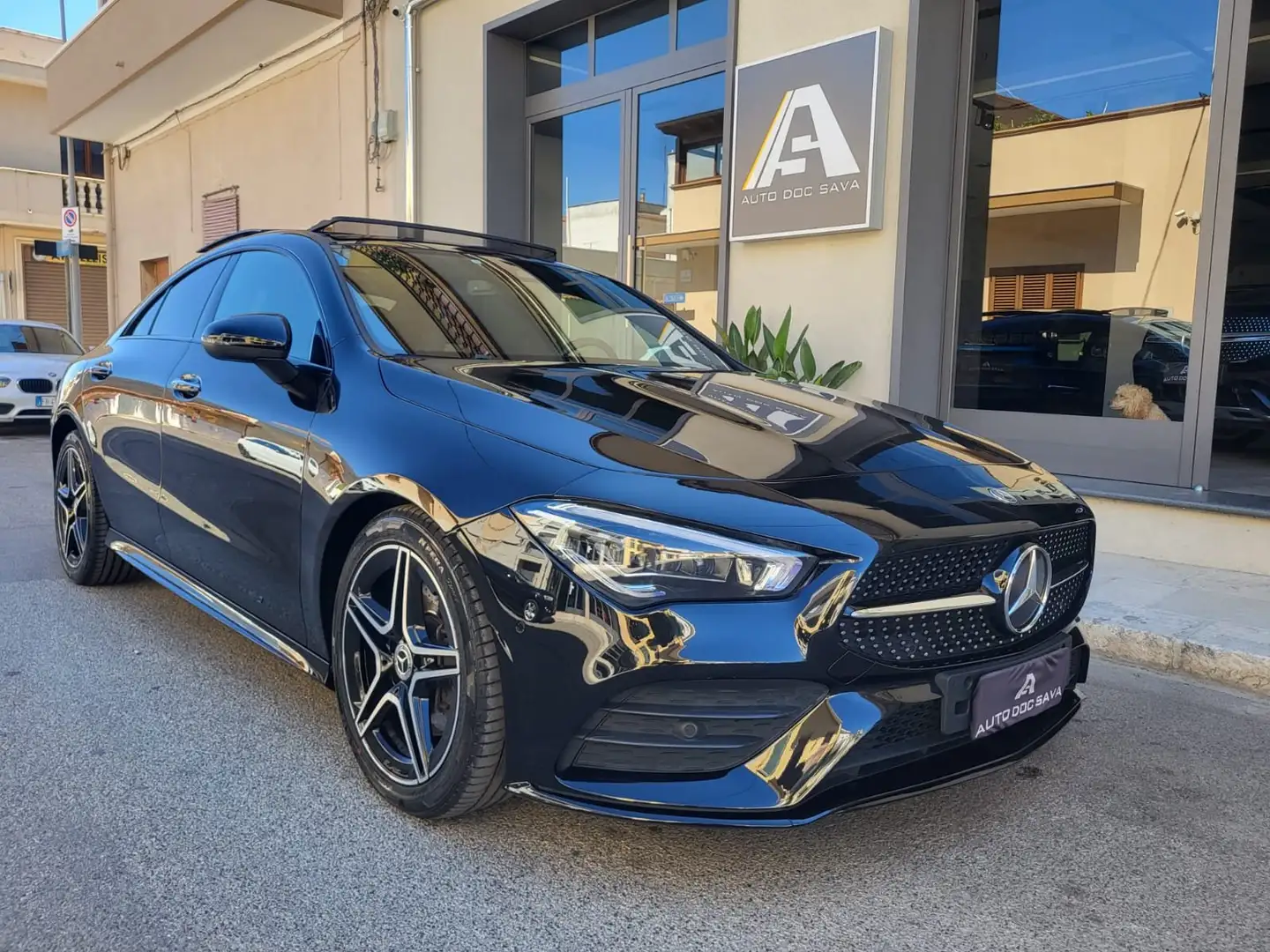 Mercedes-Benz CLA 200 D Premium/Amg+Tetto+Luci Ambiente+Fari Led... Zwart - 2