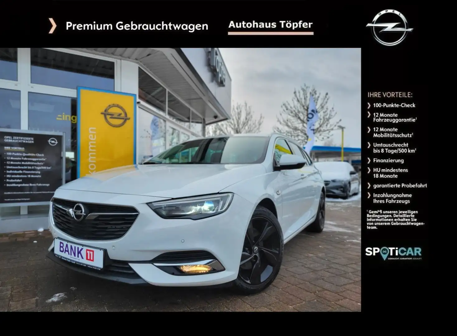 Opel Insignia B ST "Business INNOVATION" 1-Hand Opel Weiß - 1