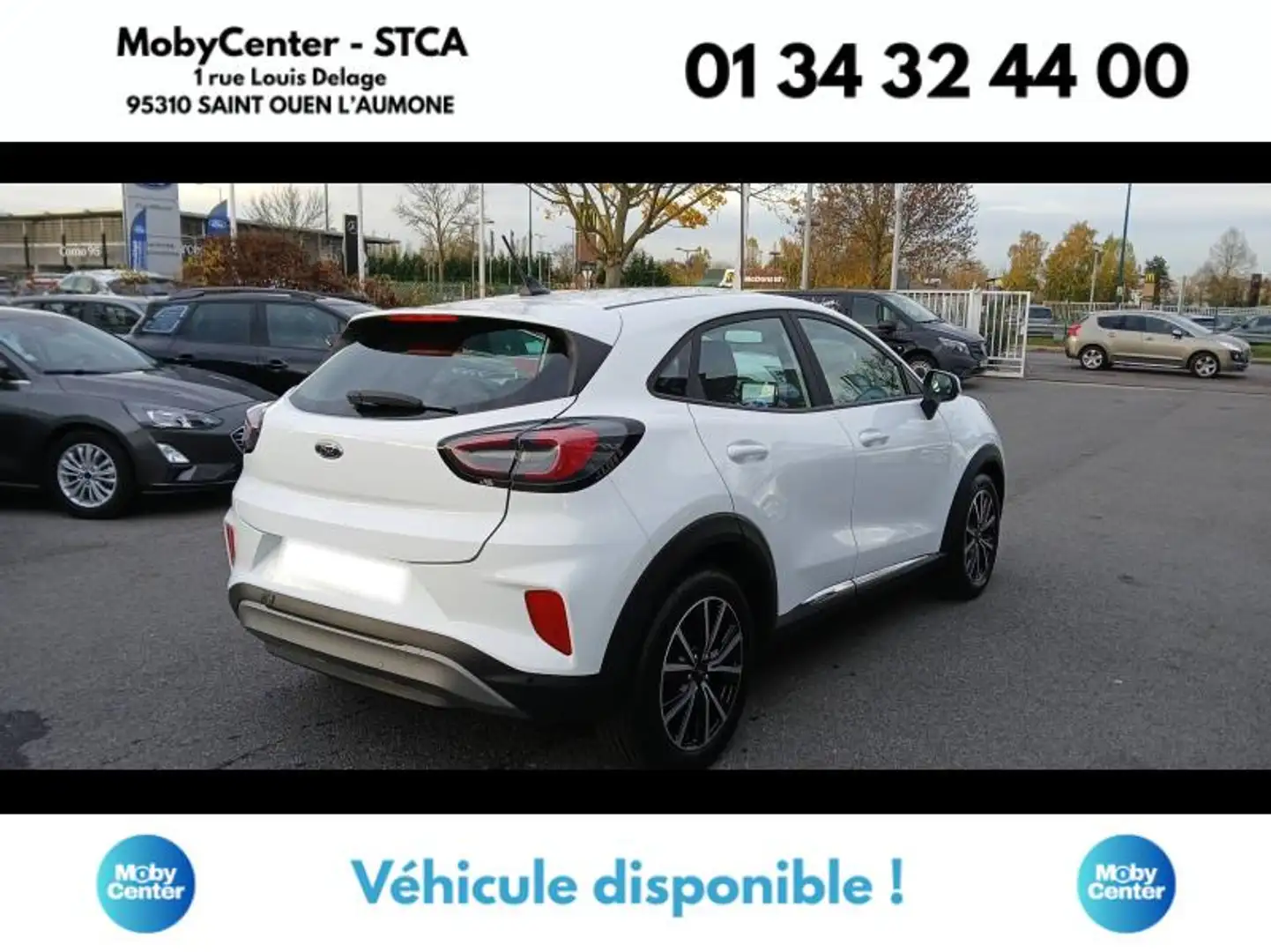 Ford Flex 1.0 Flexifuel 125ch S\u0026S mHEV Titanium Business Blanc - 2