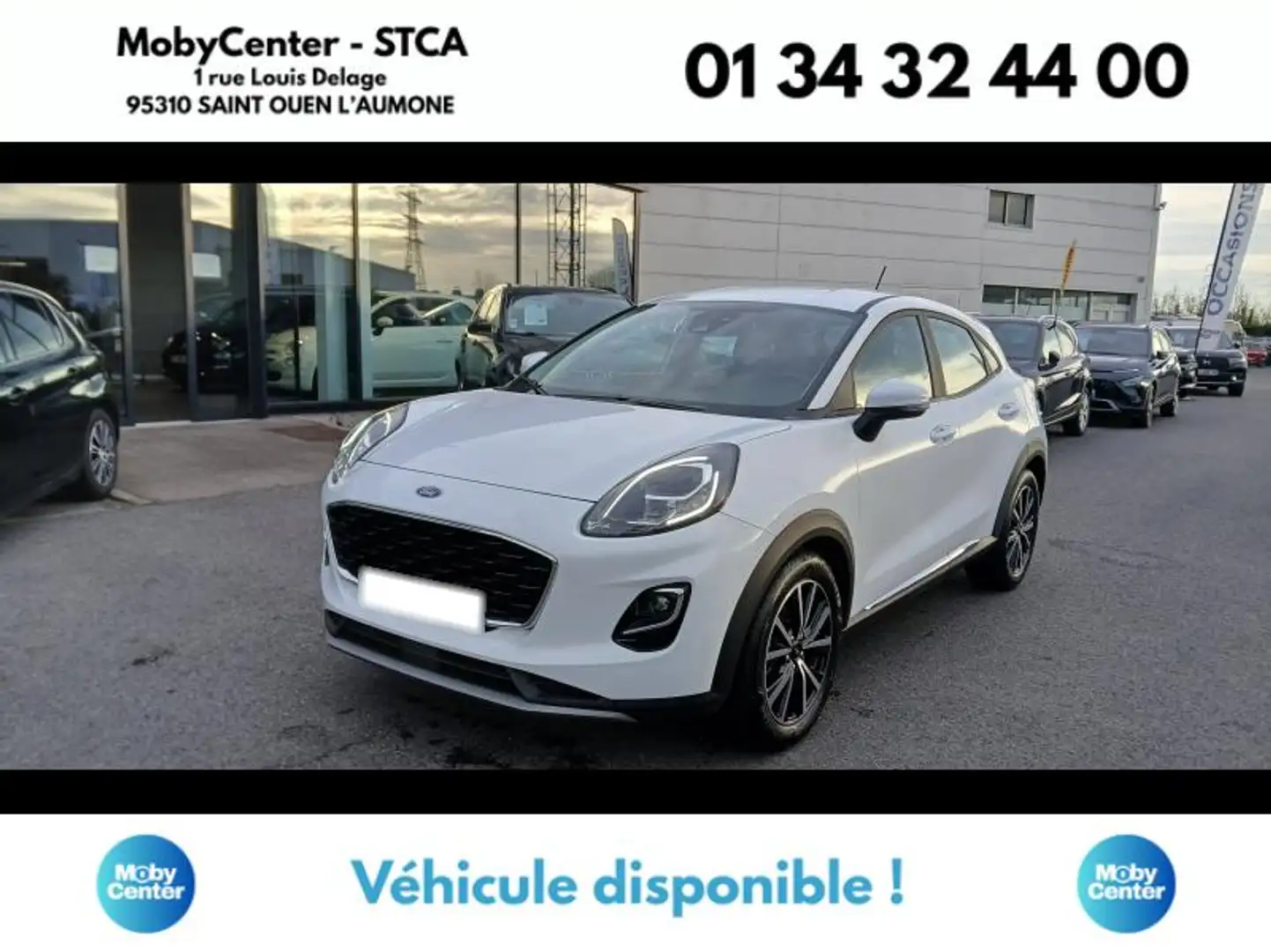 Ford Flex 1.0 Flexifuel 125ch S\u0026S mHEV Titanium Business Blanc - 1