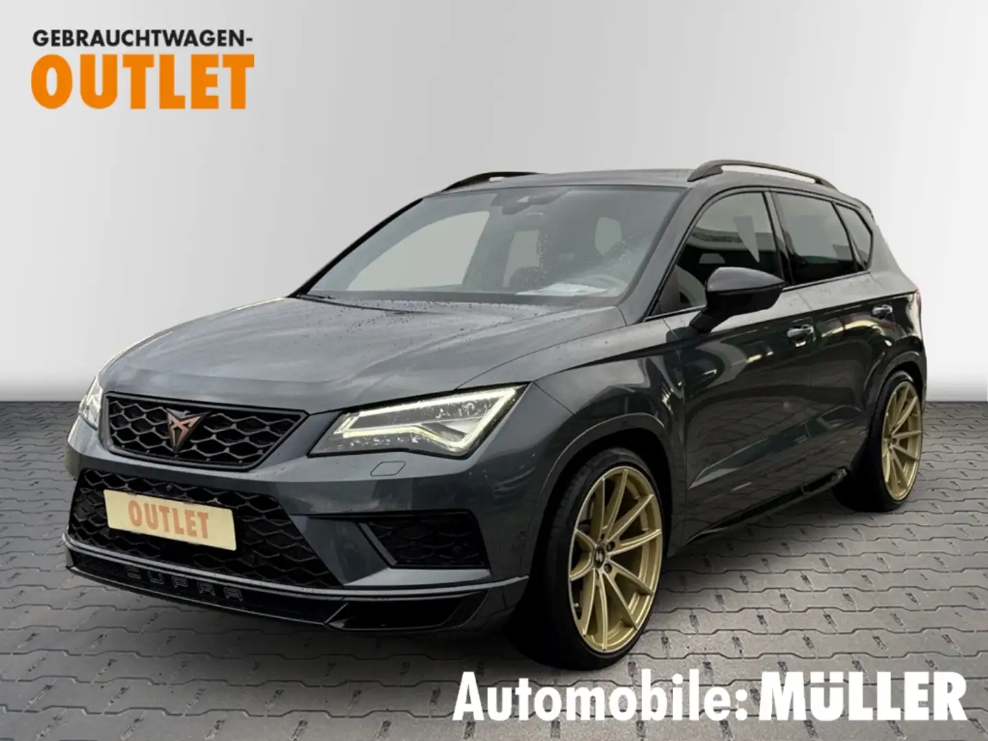 CUPRA Ateca 2.0 TSI 4Drive-DSG-AHK klappbar-Navi-Digitales Coc Grau - 1