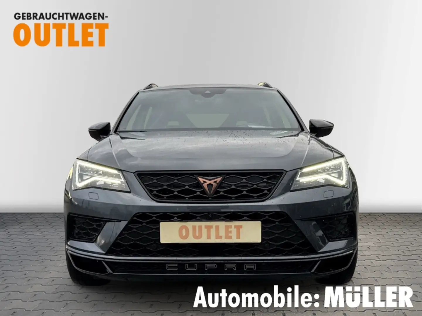 CUPRA Ateca 2.0 TSI 4Drive-DSG-AHK klappbar-Navi-Digitales Coc Grau - 2
