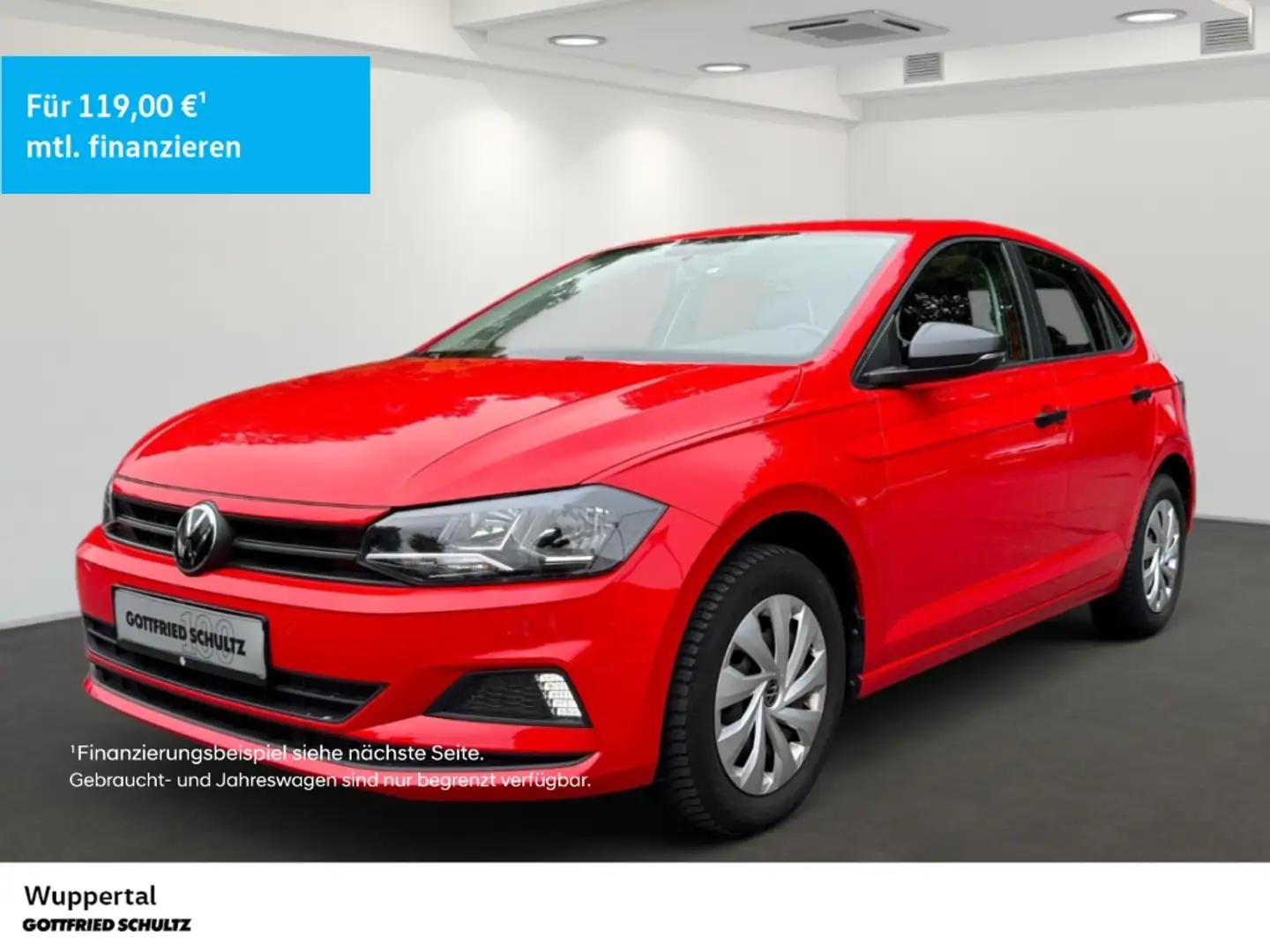 Volkswagen Polo 1.0 Trendline PDC KLIMA ZV E-FENSTER Rot - 1