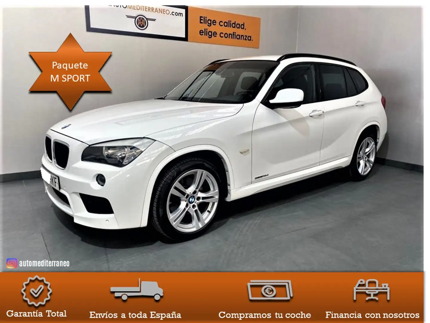 BMW X1 sDrive 18dA Blanco - 1