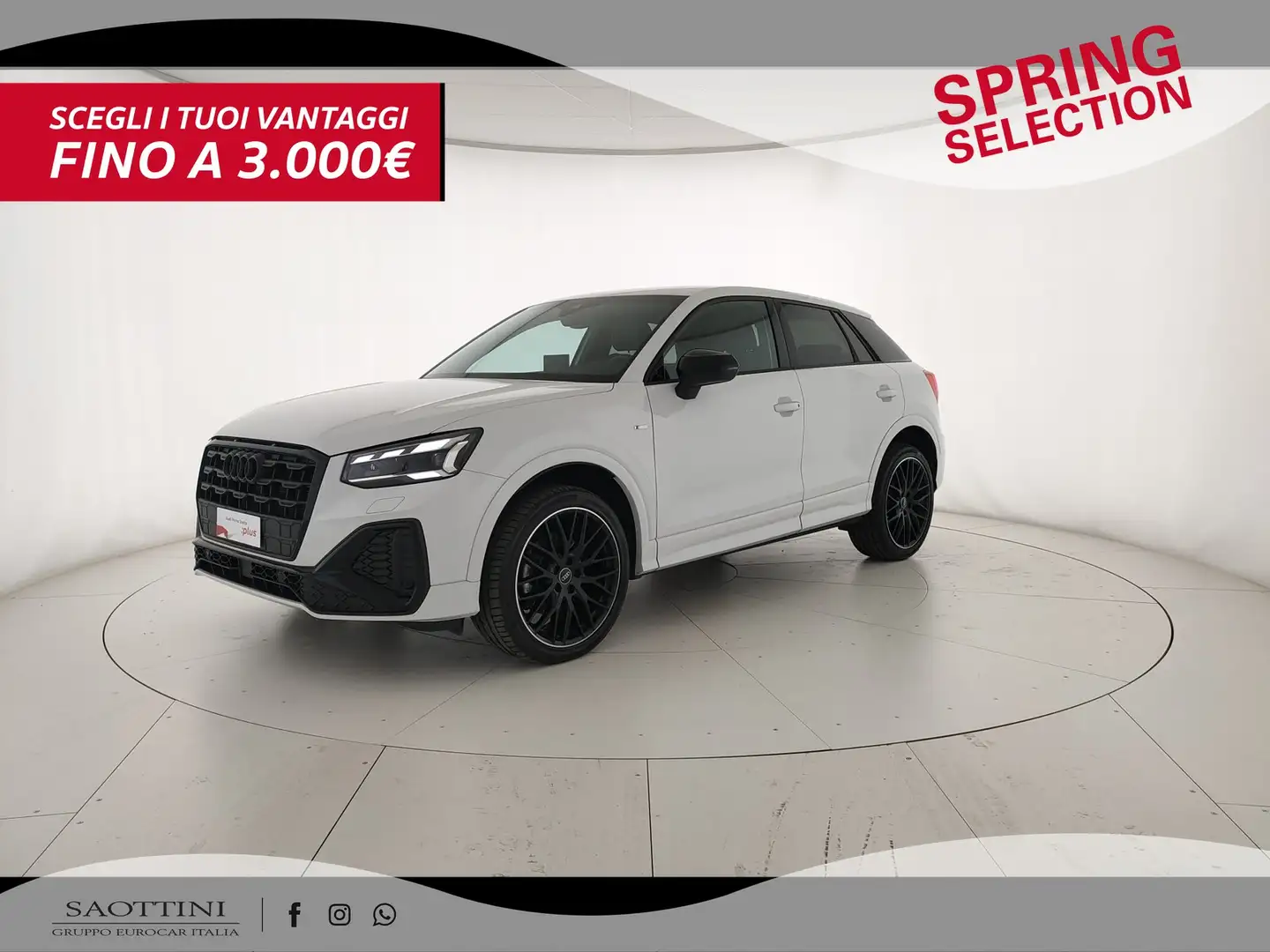 Audi Q2 35 1.5 TFSI S line edition S tronic Bianco - 1
