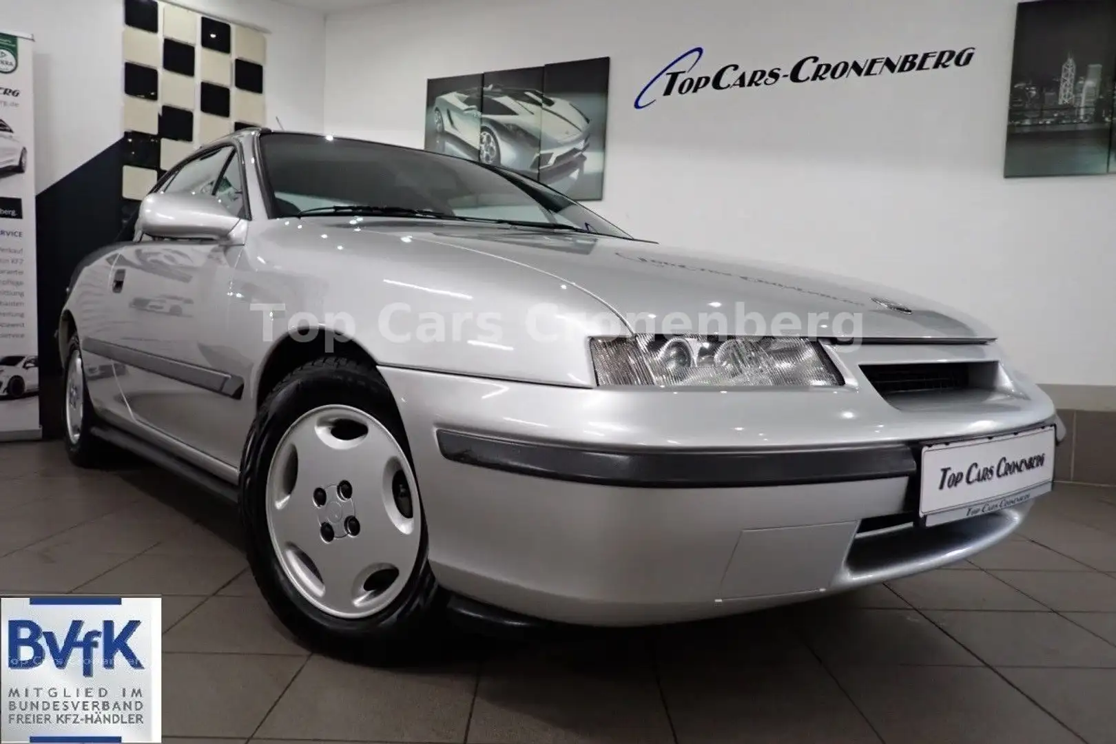 Opel Calibra 2.0 16V*H-Zulassung*15.924KM*Oldtimer* Silber - 1