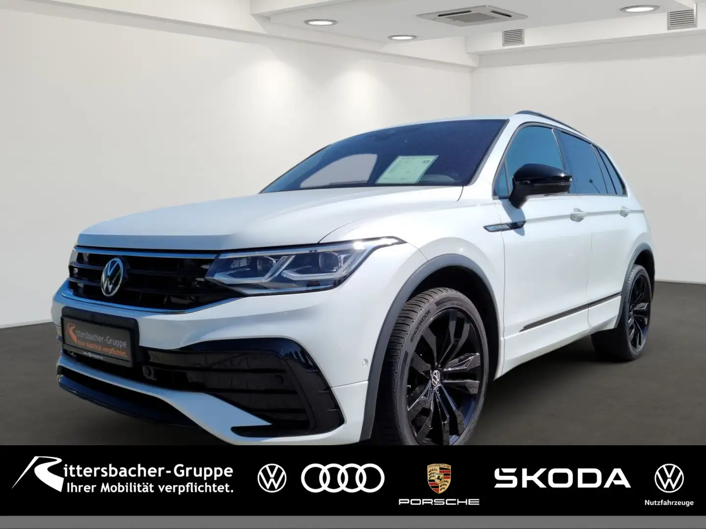 Volkswagen Tiguan 2.0 TDI R-Line DSG 4Motion AHK Leder Weiß - 1