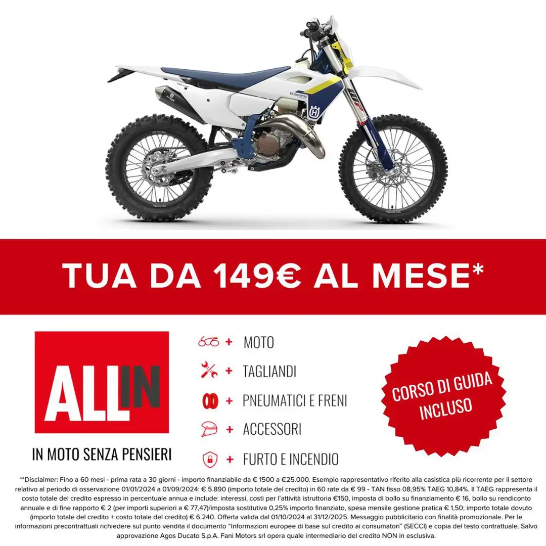 Husqvarna TE 125 TE 125 MY 2025 White - 2