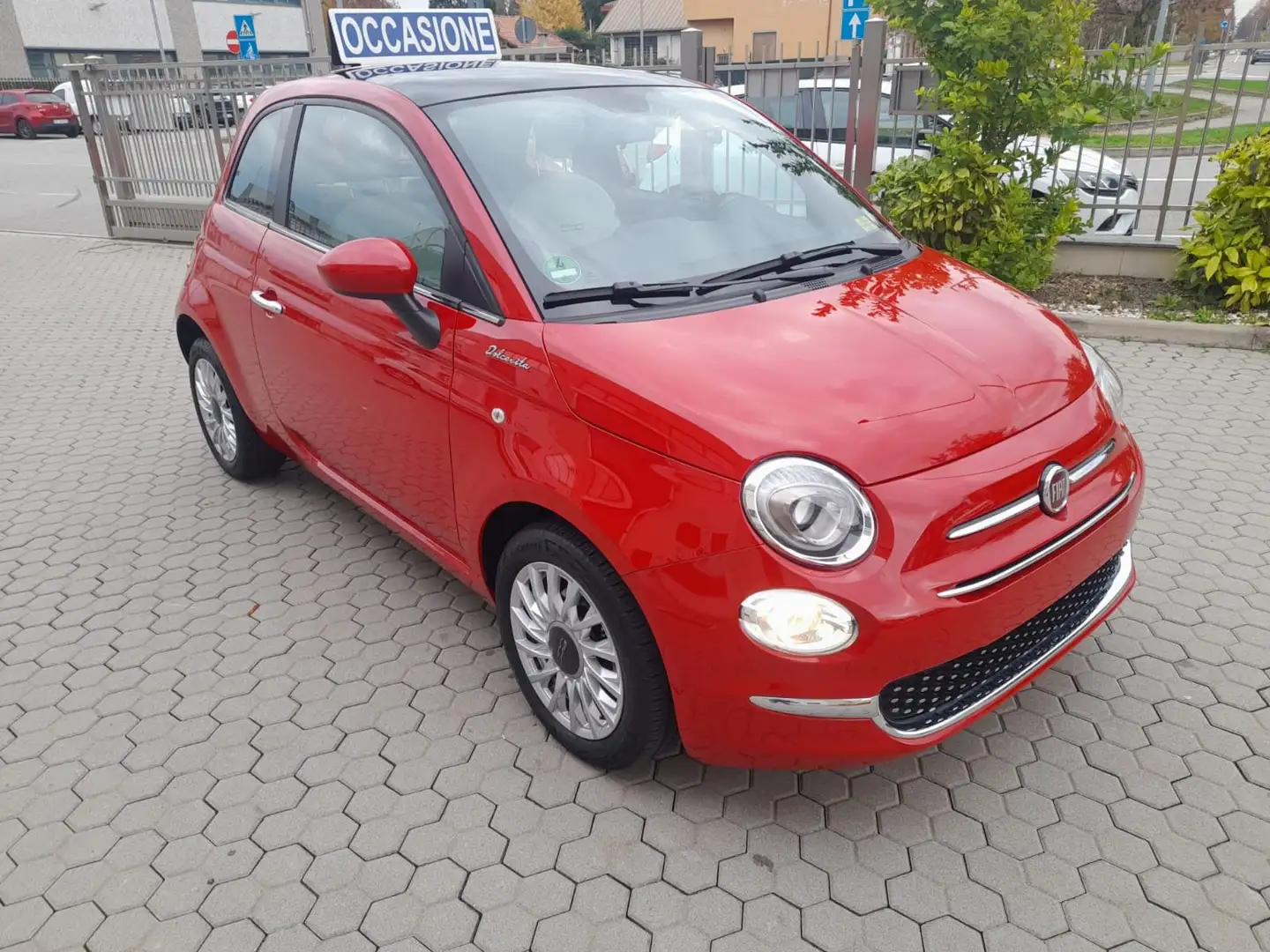 Fiat 500 500 1.0 hybrid Dolcevita 70cv Rosso - 2