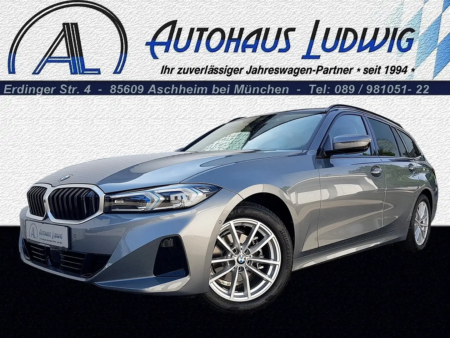 BMW 318 i 2.0l Sportautom*Driving-Prof*ACC*360°*HUD*AHK Grau - 1