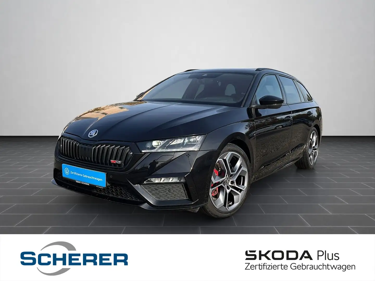 Skoda Octavia Combi 2.0 TSI DSG RS DCC+ACC+HuD+Kamara+ Schwarz - 1