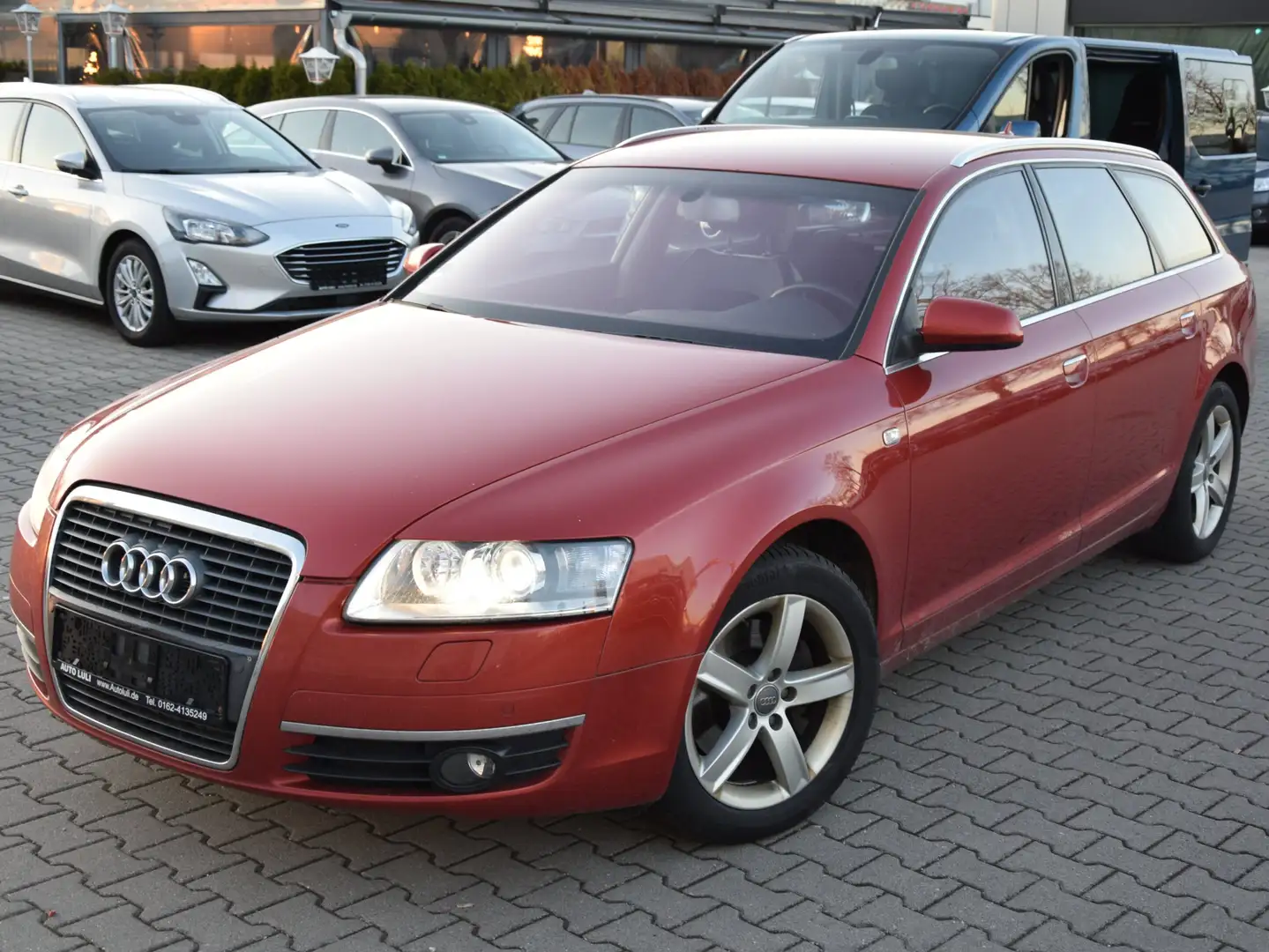 Audi A6 2.7 TDI Navi,Xenon,Leder,Standheizung,Shz,Pdc, Roşu - 1