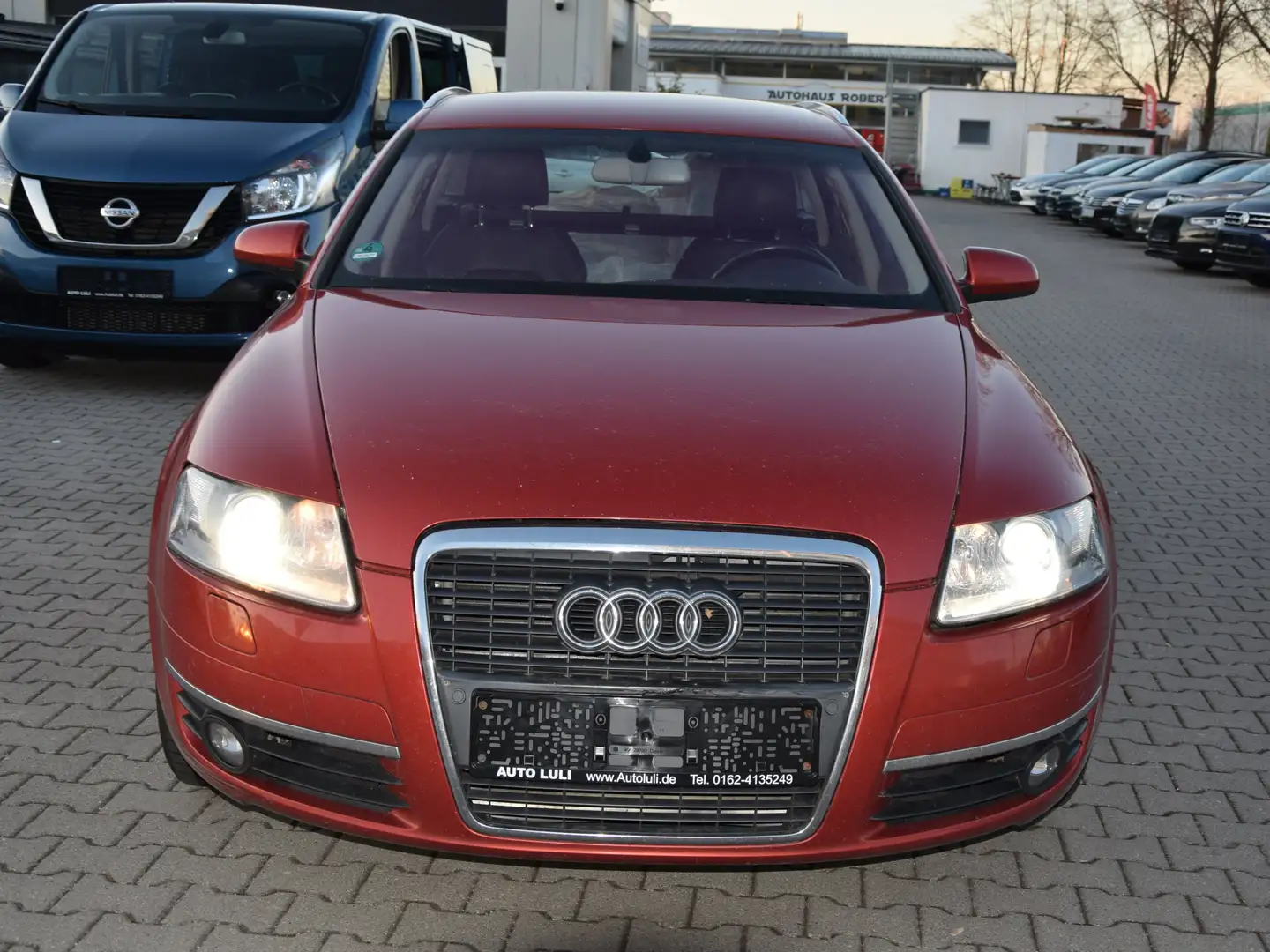 Audi A6 2.7 TDI Navi,Xenon,Leder,Standheizung,Shz,Pdc, Roşu - 2