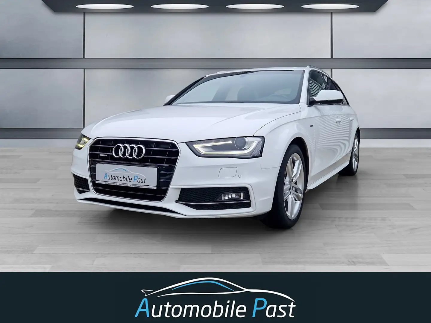 Audi A4 A4 Avant 2,0 TDI 3x S-Line, Navi, Xenon, Teilleder Weiß - 1