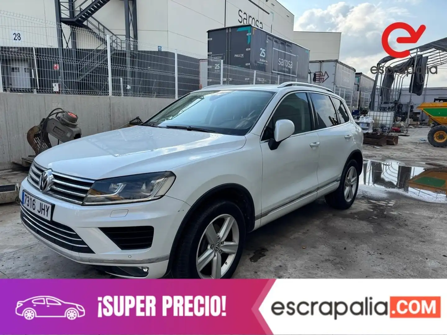 Volkswagen Touareg 3.0TDI V6 BMT 193kW Tiptronic Blanco - 2