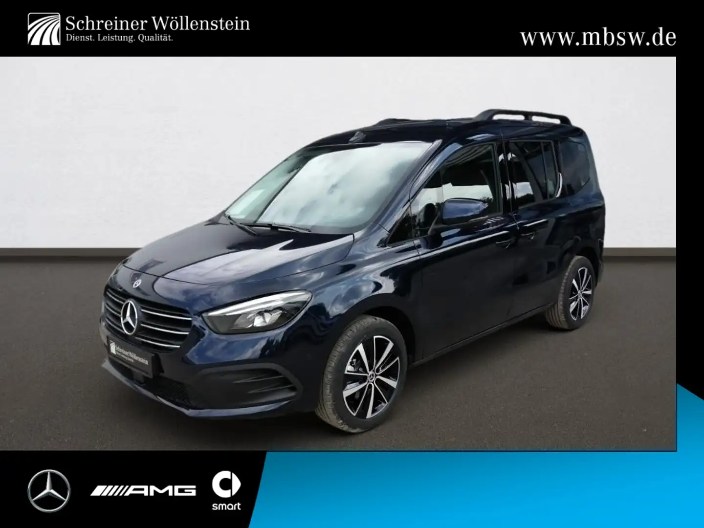 Mercedes-Benz T-Class T 180 Edition *MBUX*Navi*DAB*KeyGo*LED*RKam*Ambi Modrá - 1