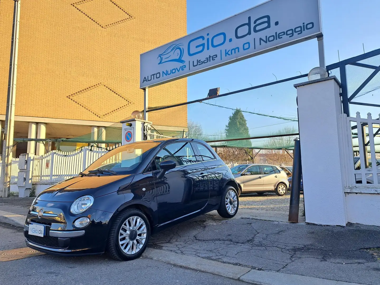 Fiat 500 FIAT 500 1.2 70CV LOUNGE KM 67519-2015 Zwart - 1