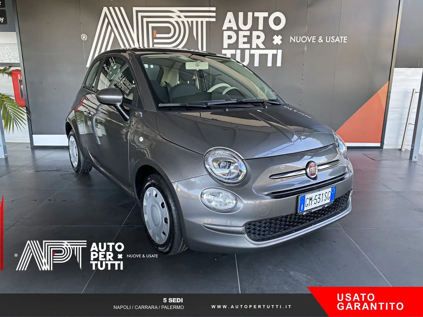 Fiat 500 500 1.0 hybrid 70cv Gris - 2