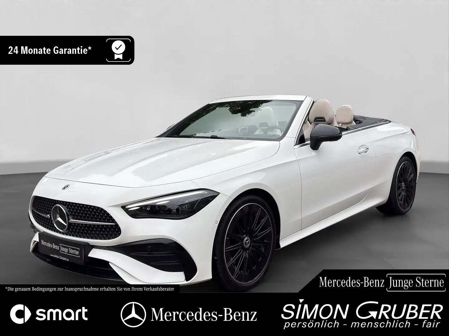 Mercedes-Benz CLE 300 4M Cabrio AMG Sitzklima DigiLight Burmes Weiß - 1