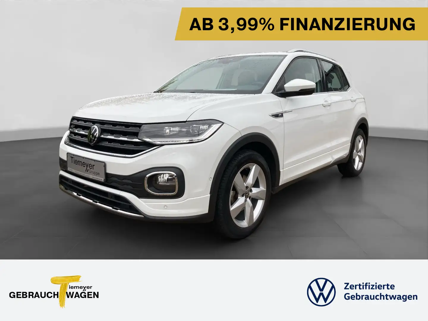 Volkswagen T-Cross 1.0 TSI R-LINE LED NAVI ACC PARKLENKASSI Weiß - 1