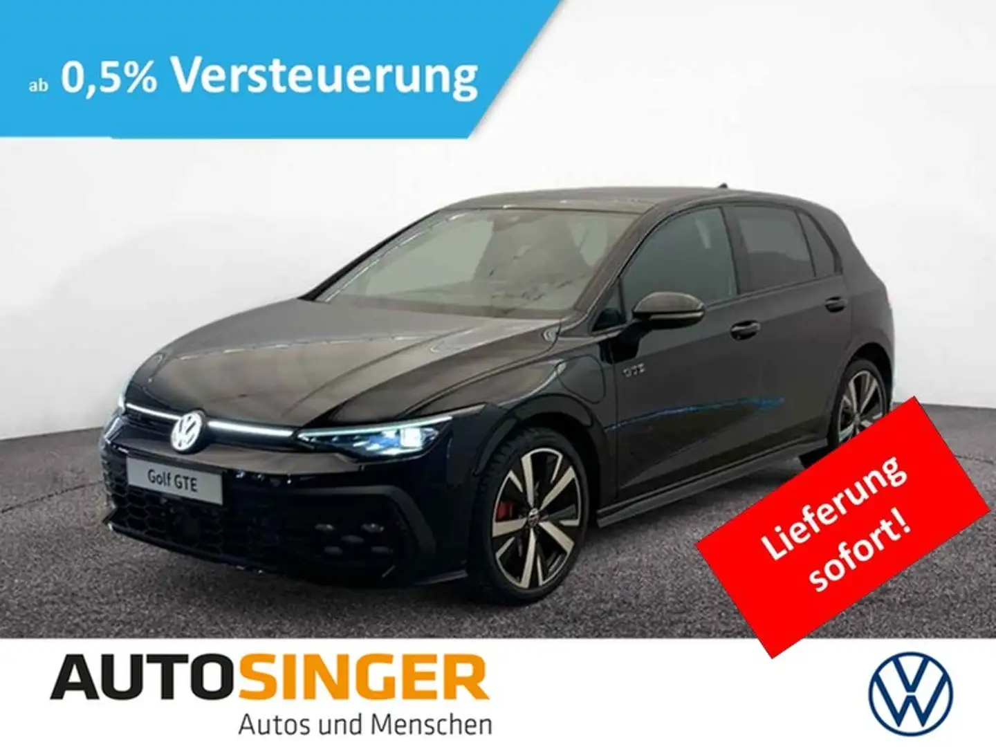 Volkswagen Golf GTE AHK*PANO*NAV*H-UP*360*DCC Noir - 1
