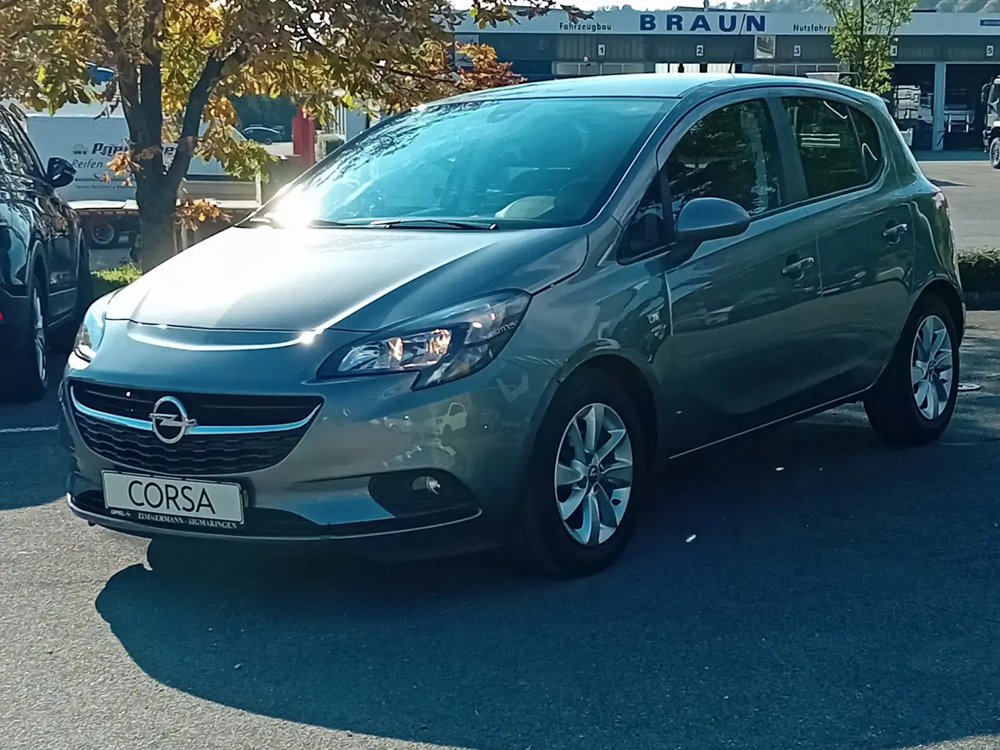 Opel Corsa E Active SHZ Klima PDC Gris - 2