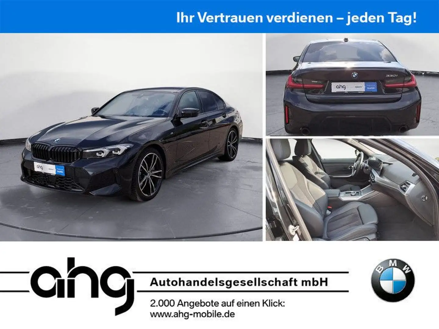 BMW 330 i Automatic M-PAKET | SHZ | TRAVEL | Garantie Noir - 1