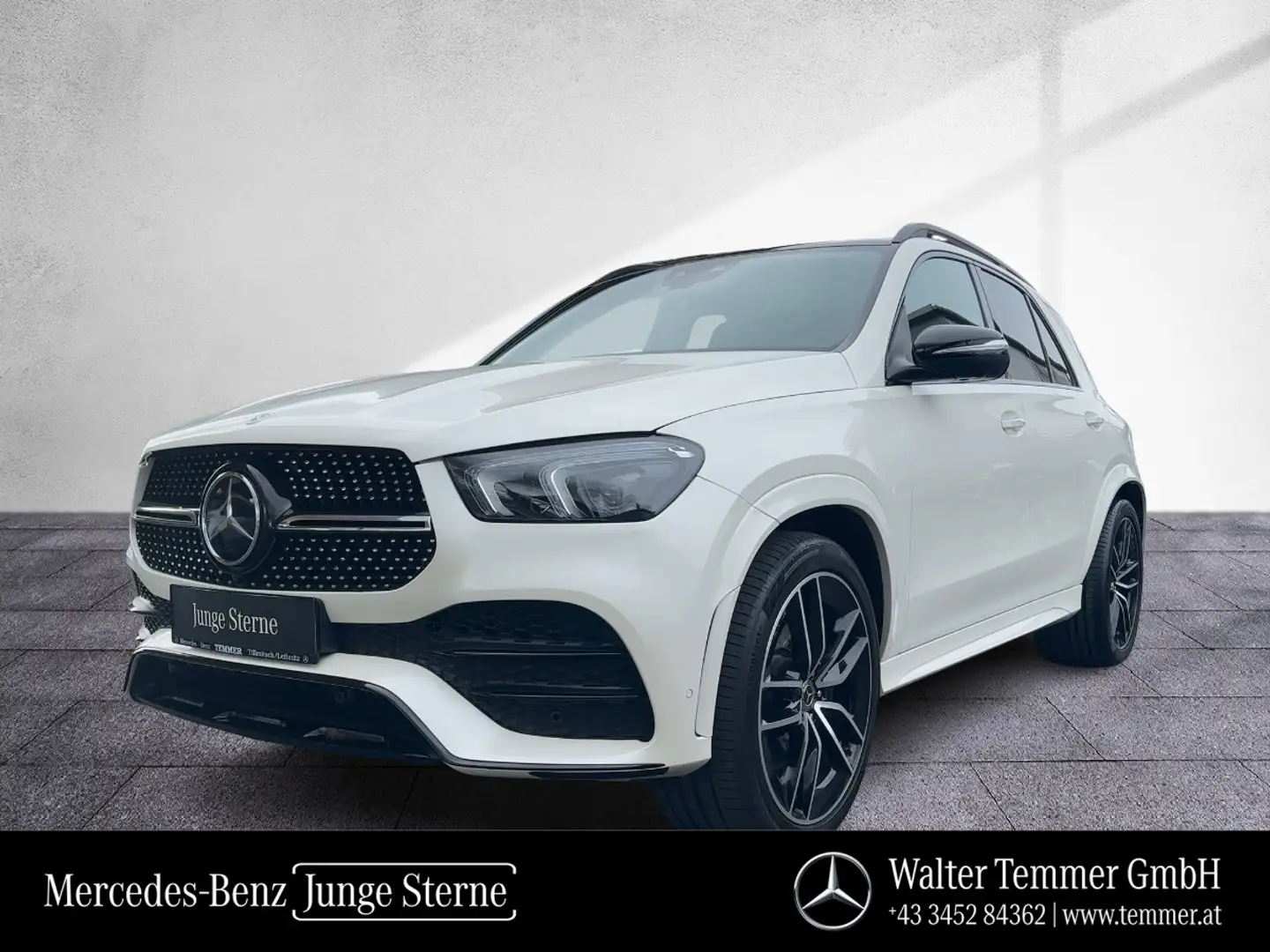 Mercedes-Benz GLE 400 d 4M AMG NP€ 123.509 Pano Night Stdhzg Weiß - 1