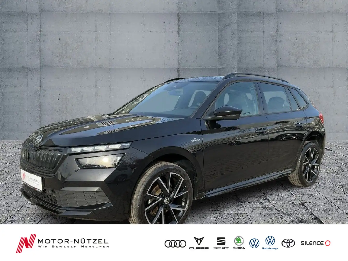 Skoda Kamiq 1.5 TSI DSG MONTE CARLO LED+NAVI+AHK+PANO Schwarz - 1