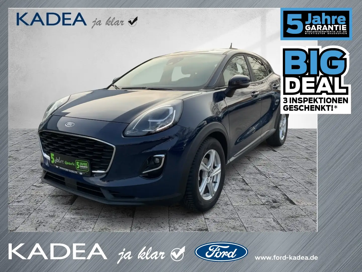 Ford Puma EcoBoost Cool & Connect LED*Tempomat*PDC* Blau - 1