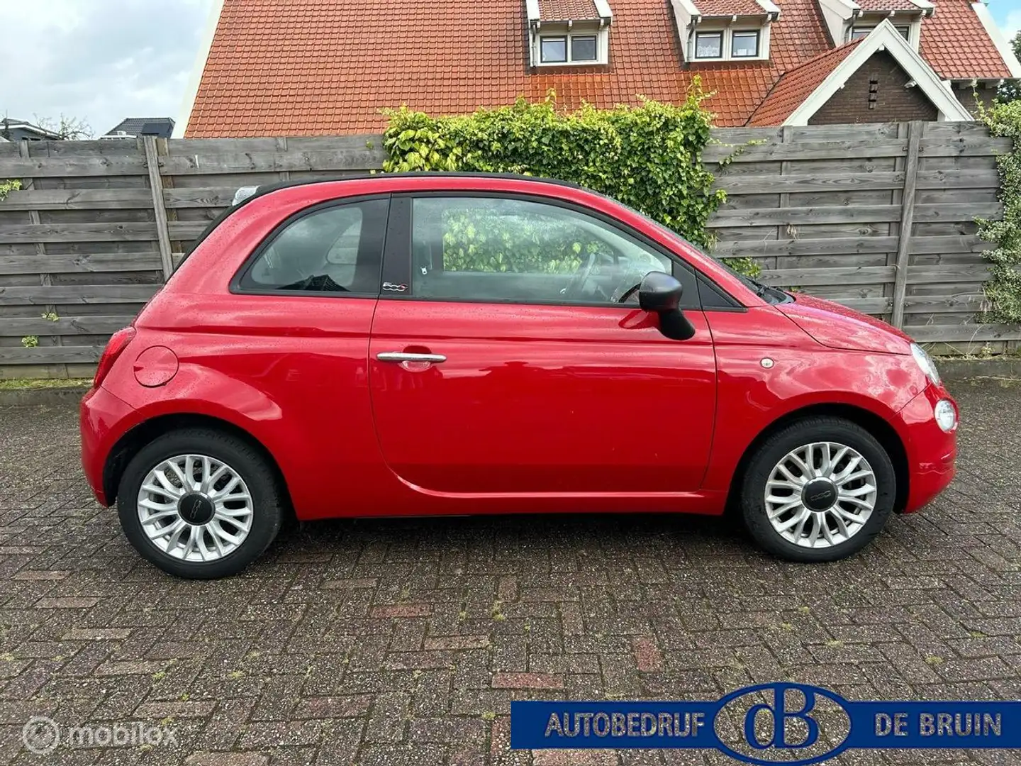 Fiat 500 0.9 TwinAir Turbo Lounge Cabriolet Rosso - 2