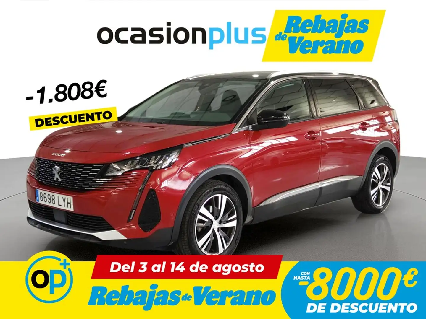 Peugeot 5008 1.5BlueHDi S&S Allure Pack 130 Rojo - 1