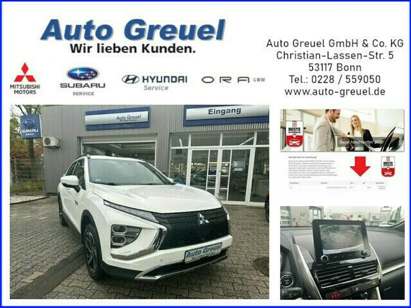 Mitsubishi Eclipse Cross Plus Hybrid 4WD Blanc - 1