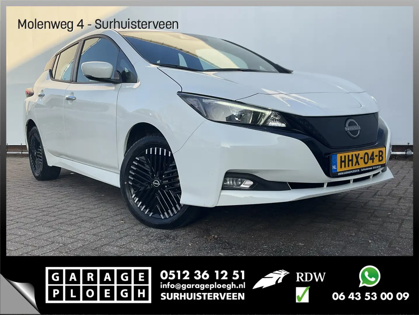 Nissan Leaf e+ N-Connecta 59 kWh Stoel/Stuurverw Led Nav/Cam 6 Wit - 1