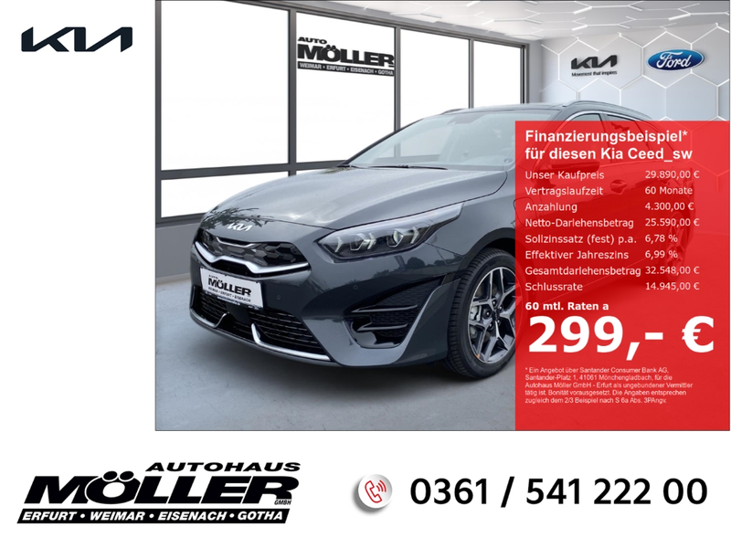 Kia Ceed SW / cee'd SW Platinum 1.6 PHEV Panodach *VOLLAUSSTATTUNG* Leder