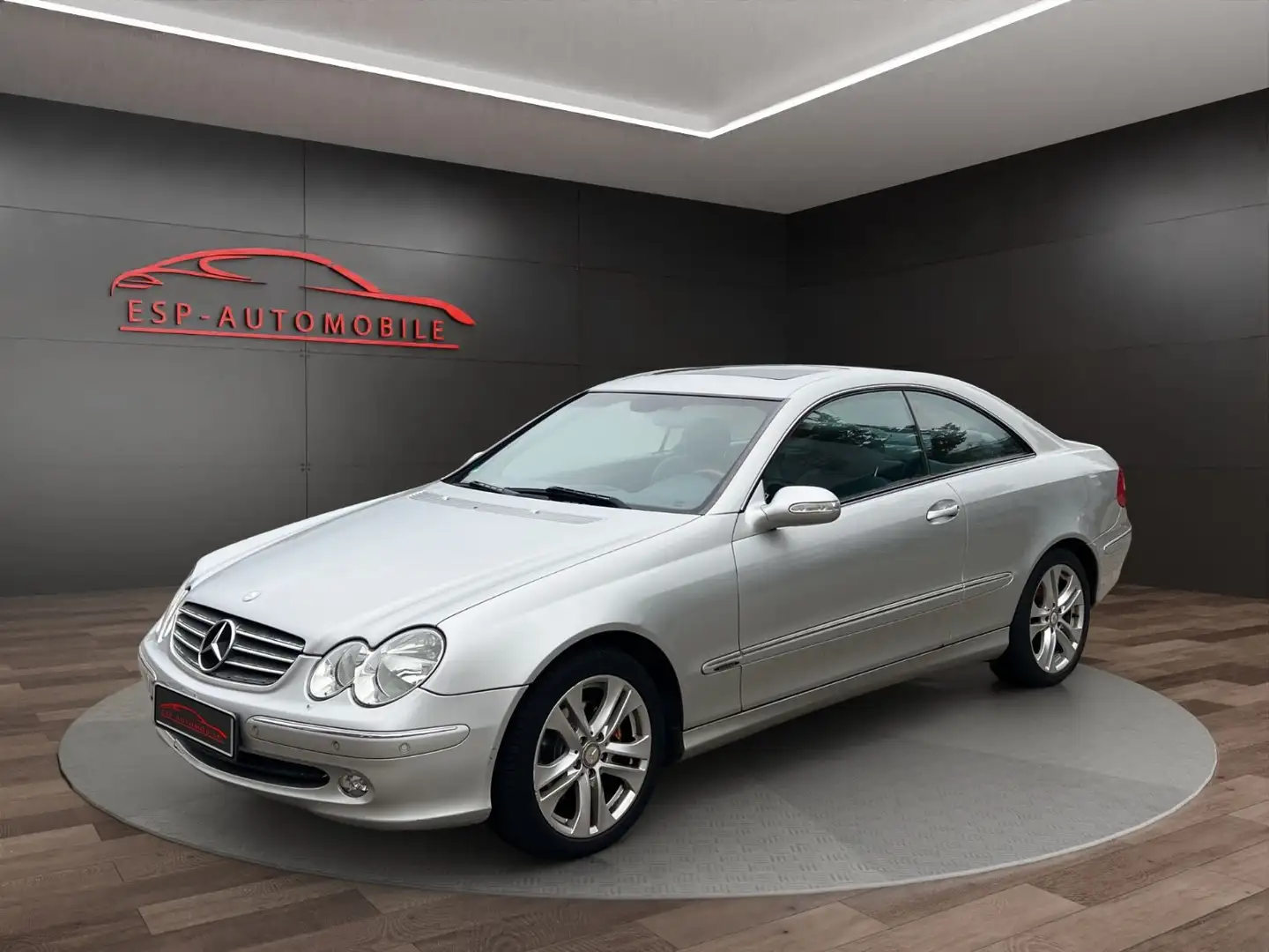 Mercedes-Benz CLK 200 Coupé Kompressor*S-DACH*PDC*TEMPO*KLIMA Argent - 1