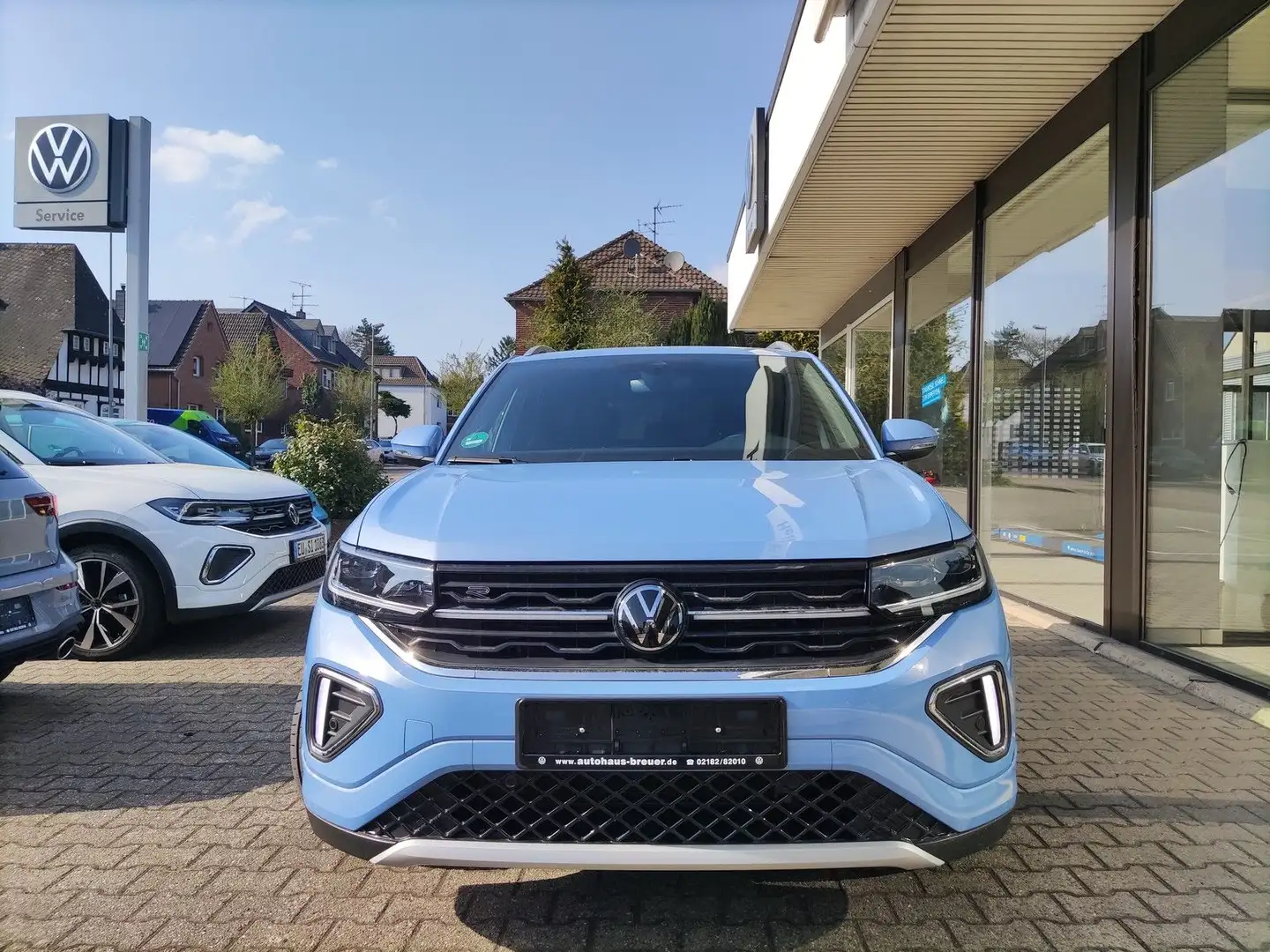 Volkswagen T-Cross R-Line,NAVI,AHK,IQ-Drive,KAM,ACC Blau - 2