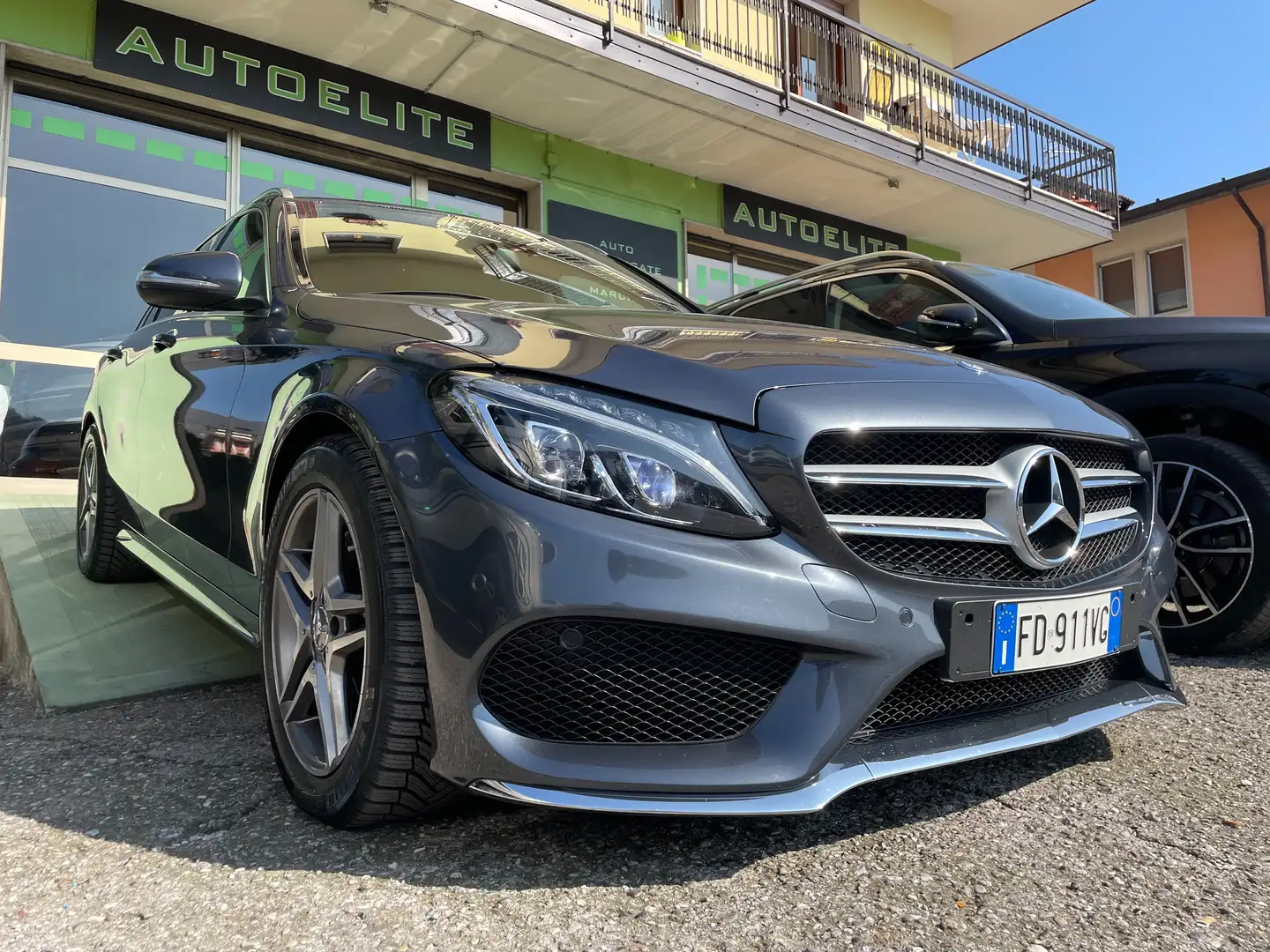 Mercedes-Benz C 220 Premium AMG Navi Led Cruise PDC BELLISSIMA!!!! Gris - 1