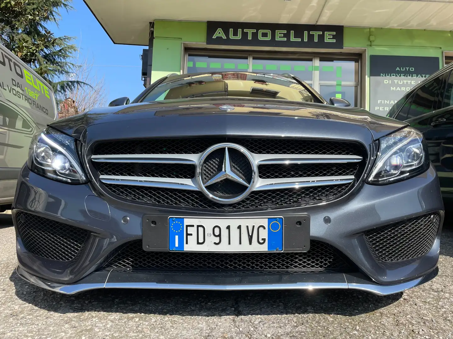 Mercedes-Benz C 220 Premium AMG Navi Led Cruise PDC BELLISSIMA!!!! Gris - 2