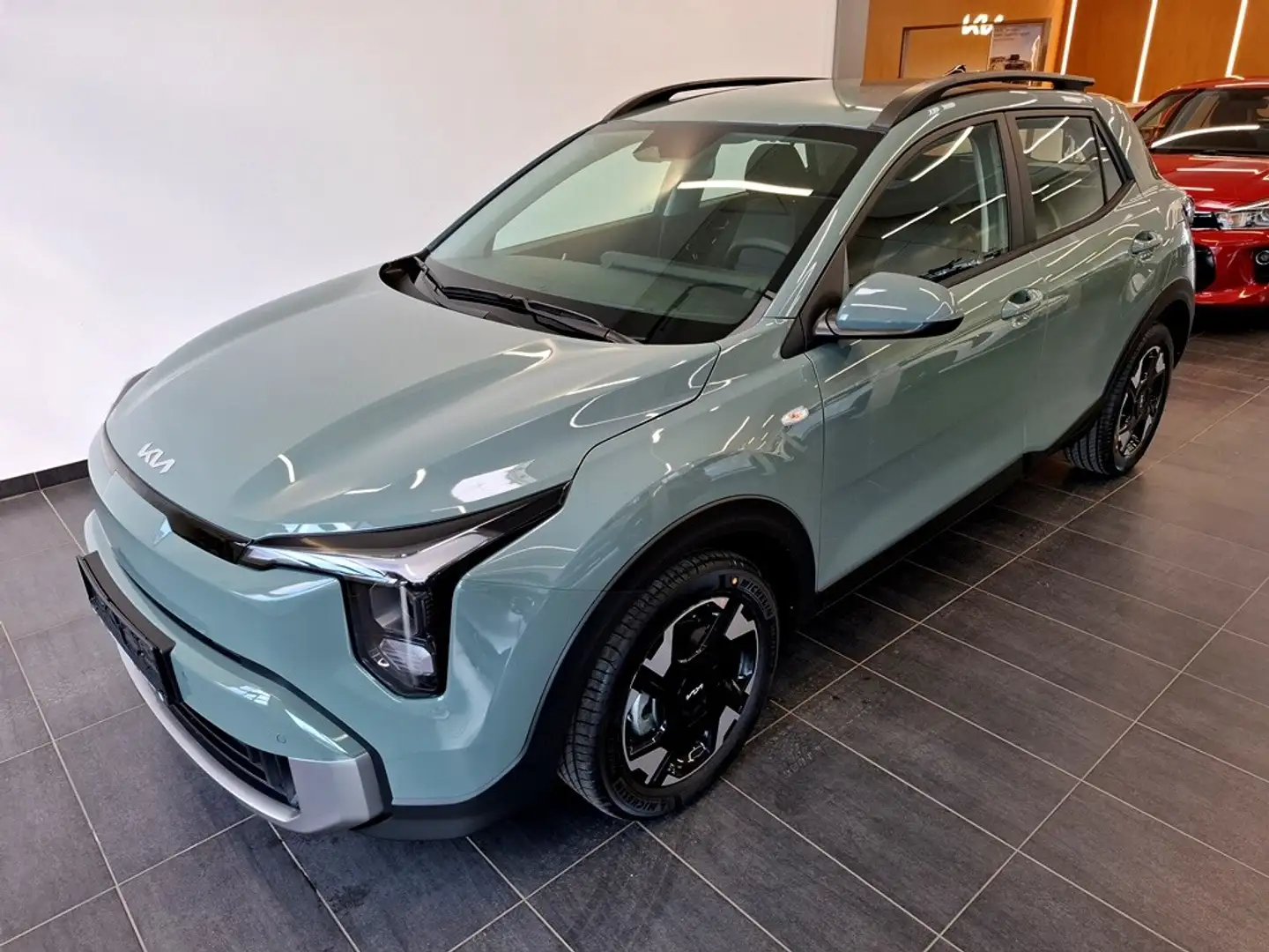 Kia Stonic 1,0 TGDI GPF ISG Titan Grün - 1