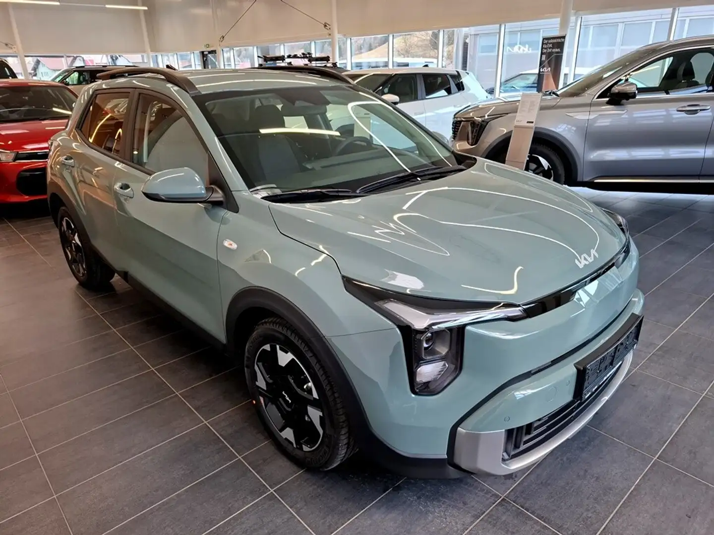 Kia Stonic 1,0 TGDI GPF ISG Titan Grün - 2