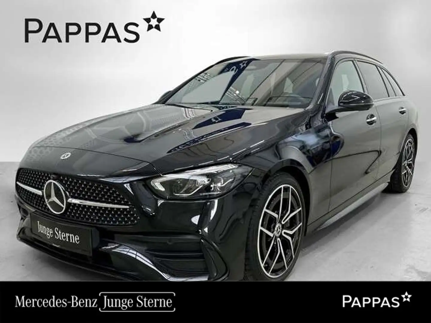 Mercedes-Benz C 220 d 4MATIC T-Modell LED Cam Navi Keyl PTS Noir - 1