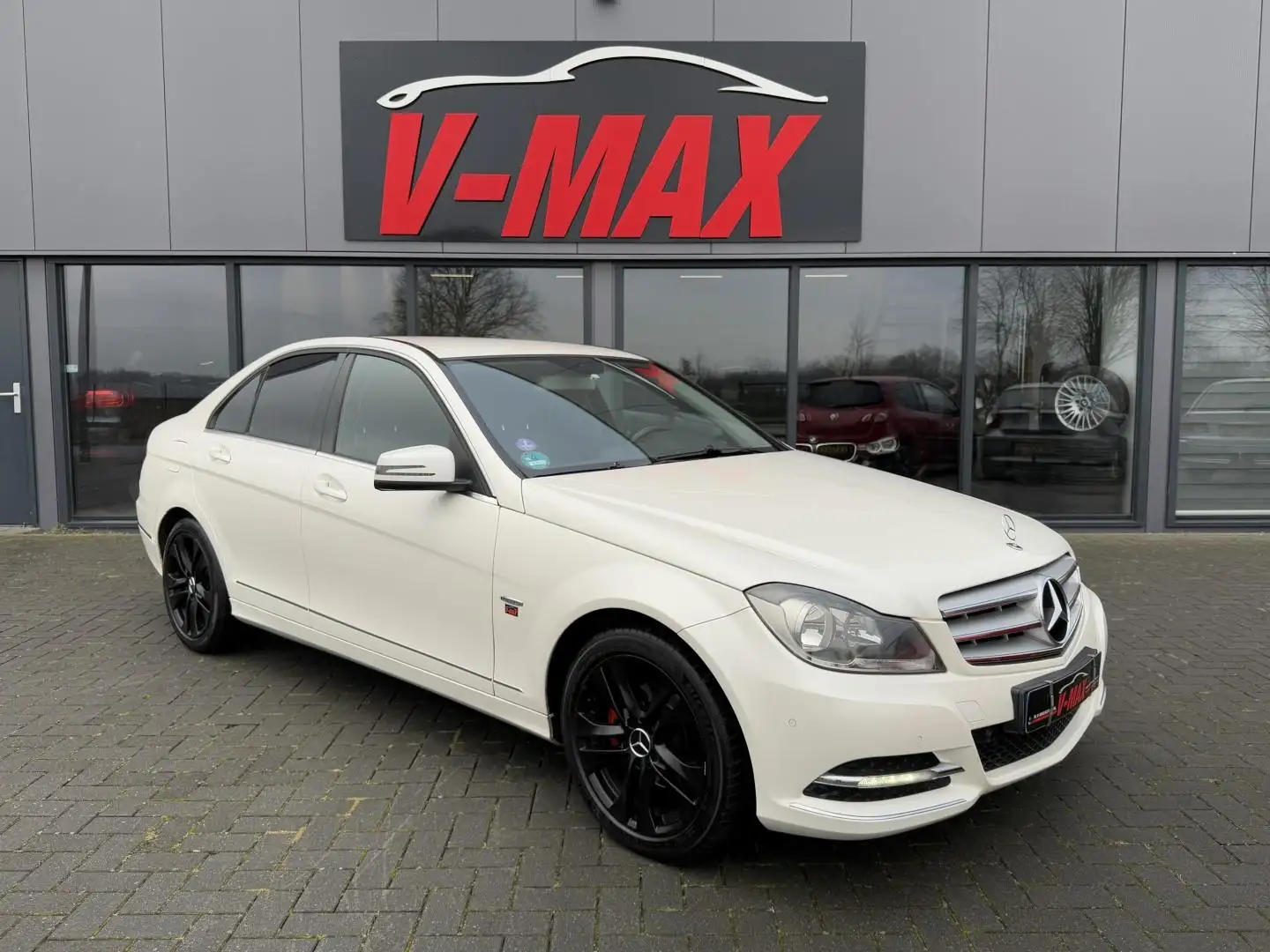Mercedes-Benz C 180 C180 AUT Avantgarde Navi Clima Cruise Pdc Wit - 2
