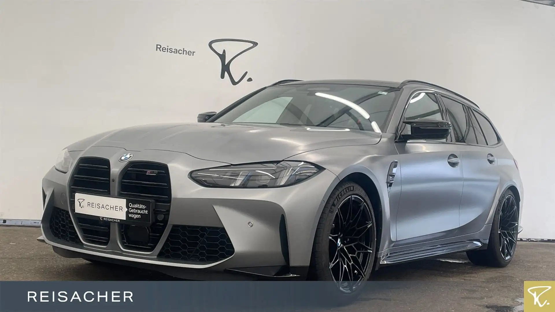 BMW M3 A CompetitionM xDrive Tou ACCPro HuD HuK 360° Grau - 1