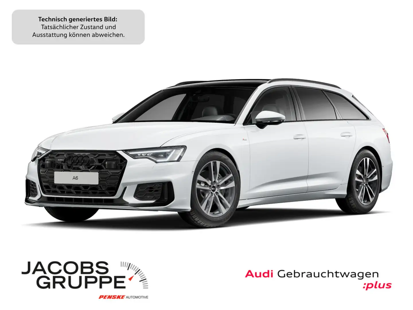 Audi A6 Avant 45 TDI quattro S line Pano*Matrix*AHK * Weiß - 1