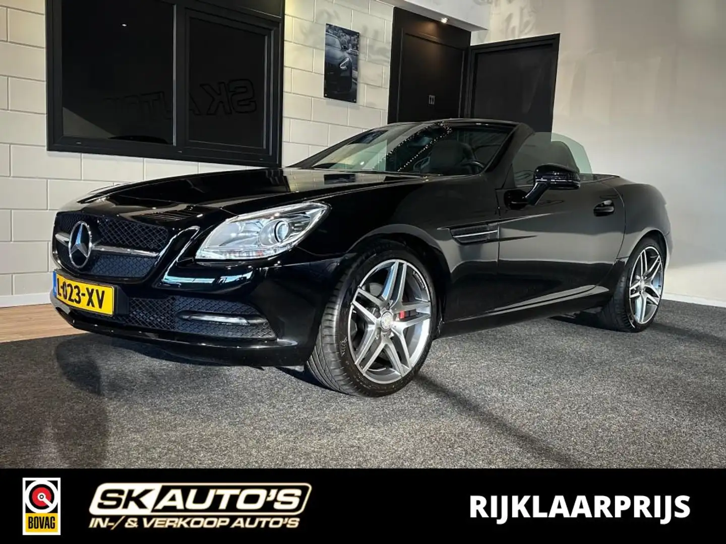 Mercedes-Benz SLK 200 200 EDITION 1 l AIRSCARF l UNIEKE KM l LMV l AIRCO Negro - 1